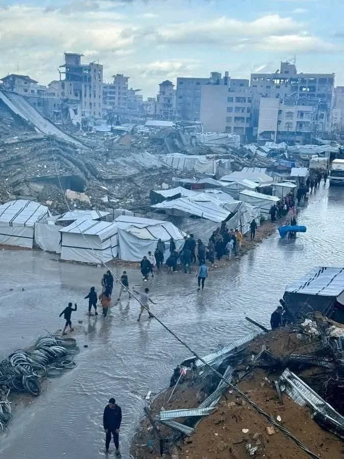 The winter tragedy being hidden from view