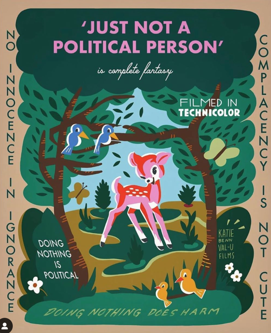 EWW: Yes, you're political