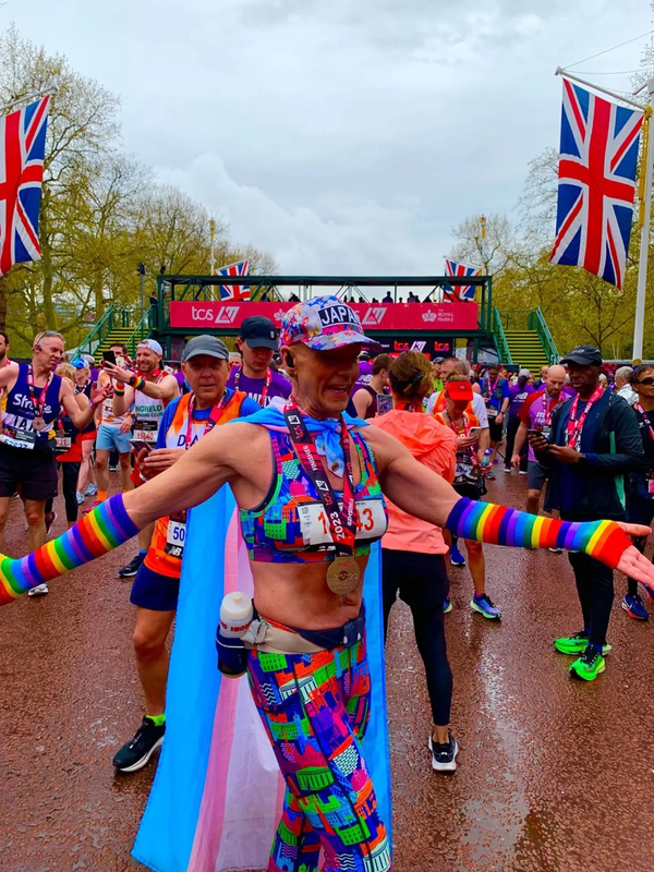 Glenique Frank, marathon runner, I salute you. 